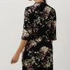 Zwarte Scotch & Soda Mini Jurk Allover Printed Loose Fit Dress -Family Verkoop 241051 2