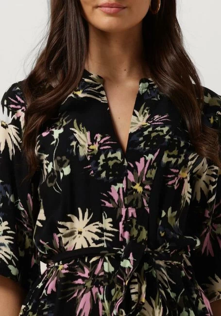 Zwarte Scotch & Soda Mini Jurk Allover Printed Loose Fit Dress 4 Zwarte Scotch & Soda Mini Jurk Allover Printed Loose Fit Dress - Afbeelding 2