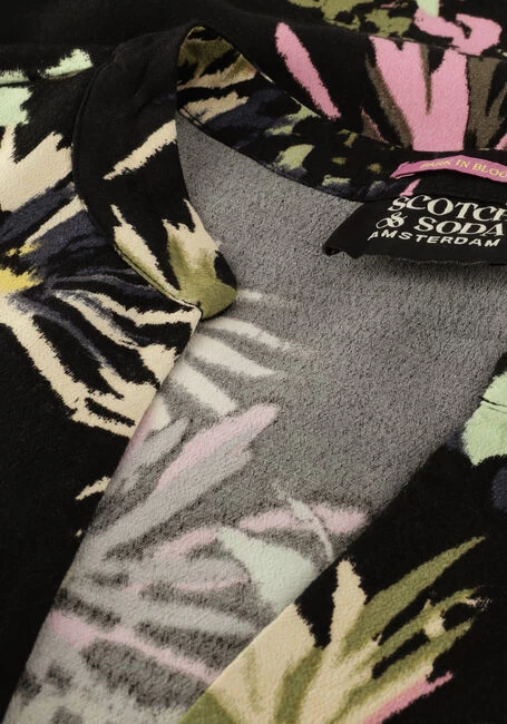 Zwarte Scotch & Soda Mini Jurk Allover Printed Loose Fit Dress 6 Zwarte Scotch & Soda Mini Jurk Allover Printed Loose Fit Dress - Afbeelding 4