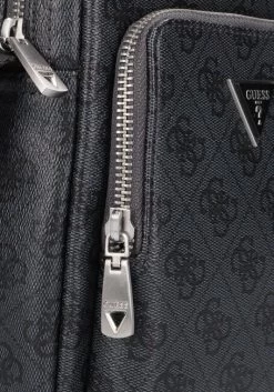 Zwarte Guess Schoudertas Vezzola Smart Xbody Double Pckt -Family Verkoop 243191 5