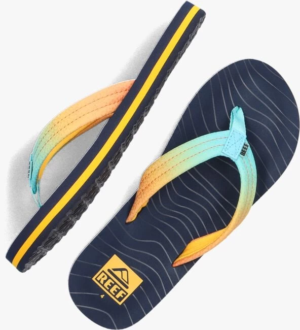 Blauwe Reef Teenslippers Ahi 4 Blauwe Reef Teenslippers Ahi - Afbeelding 2