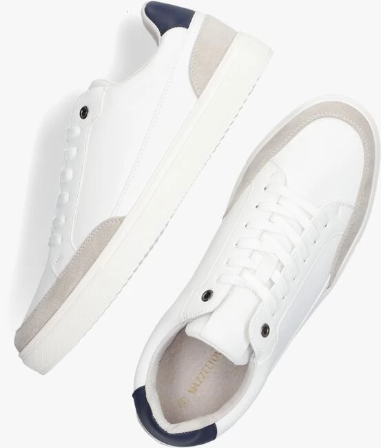 Witte Mazzeltov Lage Sneakers Ceak00073 6 Witte Mazzeltov Lage Sneakers Ceak00073 - Afbeelding 4