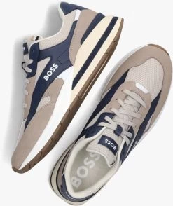 Beige Boss Lage Sneakers Kurt Runn -Family Verkoop 244072 5