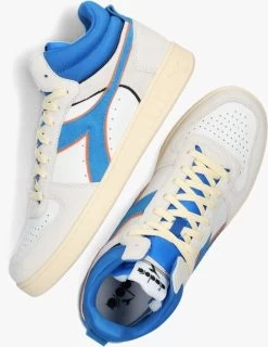 Blauwe Diadora Hoge Sneaker Magic Basket Demi Cut -Family Verkoop 244204 5