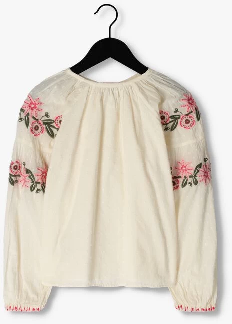 Witte Scotch & Soda Blouse Long Sleeved Flower Embroidery Top 3 Witte Scotch & Soda Blouse Long Sleeved Flower Embroidery Top
