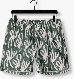 Olijf Purewhite Swimshort With All Over Print -Family Verkoop 245404 5
