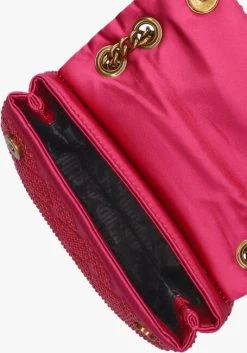 Roze Kurt Geiger London Schoudertas Fabric Mini Kensington