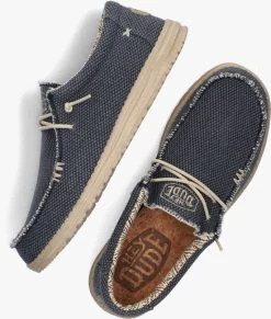 Blauwe Heydude Instappers Wally Braided -Family Verkoop 246818 5