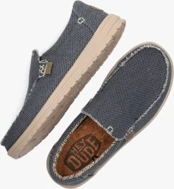 Blauwe Heydude Instappers Mikka Braided -Family Verkoop 246820 5