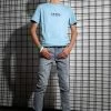 Blauwe Indian Blue Jeans T-shirt T-shirt Indian Backprint -Family Verkoop 247291 8
