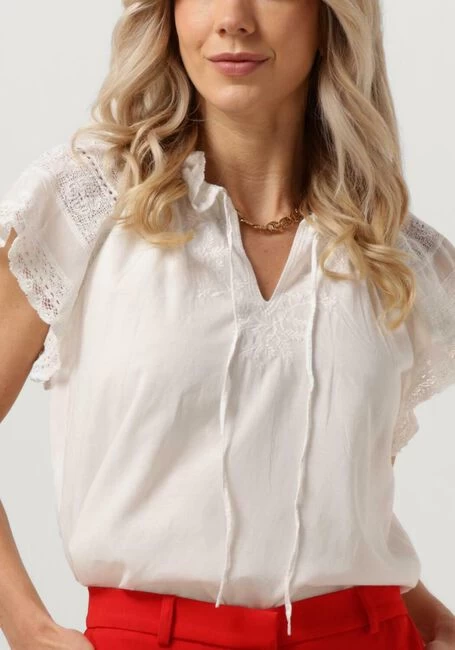 Witte Vanessa Bruno Blouse Ava 4 Witte Vanessa Bruno Blouse Ava - Afbeelding 2