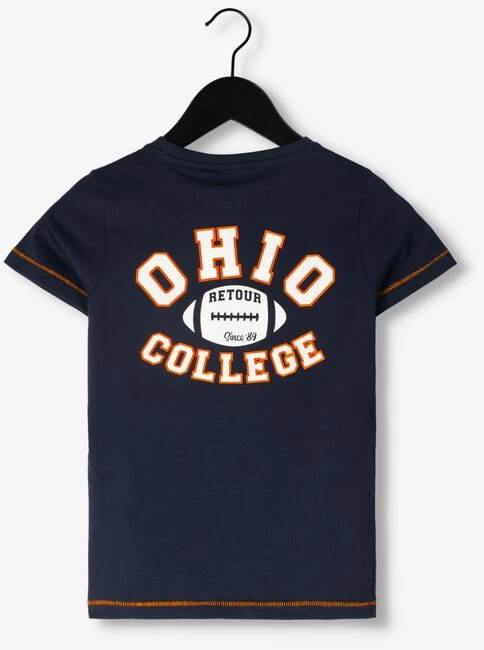 Donkerblauwe Retour T-shirt Italo 3 Donkerblauwe Retour T-shirt Italo