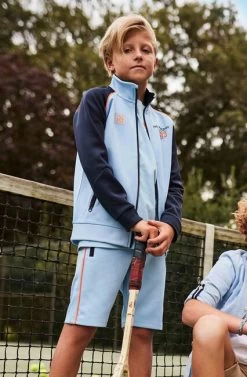 Lichtblauwe Retour Korte Broek Lars