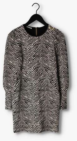 Zwarte Vanilia Mini Jurk Zebra Gold Mini -Family Verkoop 249145 5