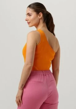Oranje Y.a.s. Top Yasmilla One Shoulder Knit Top S.