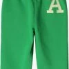 Groene Alix Mini Kids Knitted Sweat Pants