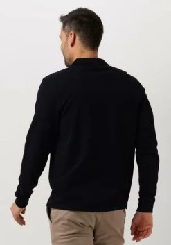 Donkerblauwe Fred Perry Polo Ls Plain Fred Perry Shirt