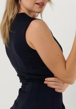 Donkerblauwe Vanilia Midi Jurk Punto Dress -Family Verkoop 250613 3