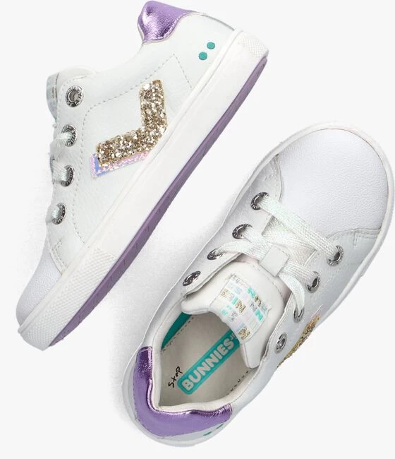 Witte Bunnies Jr Lage Sneakers Lucien Louw 4 Witte Bunnies Jr Lage Sneakers Lucien Louw - Afbeelding 2
