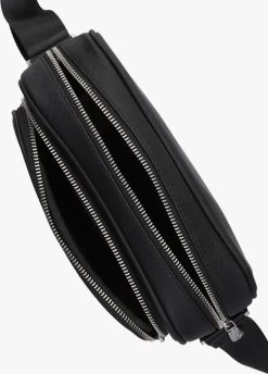 Zwarte Guess Schoudertas Certosa Camera Bag Medium