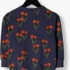 Blauwe Carlijnq Sweater Tulips - Girls Sweater With Split -Family Verkoop 255403 9