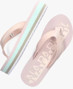Roze Napapijri Teenslippers Stick -Family Verkoop 256091 5