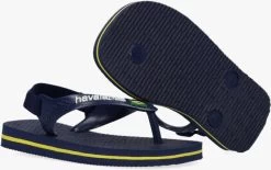 Blauwe Havaianas Teenslippers Baby Brasil Logo Ii