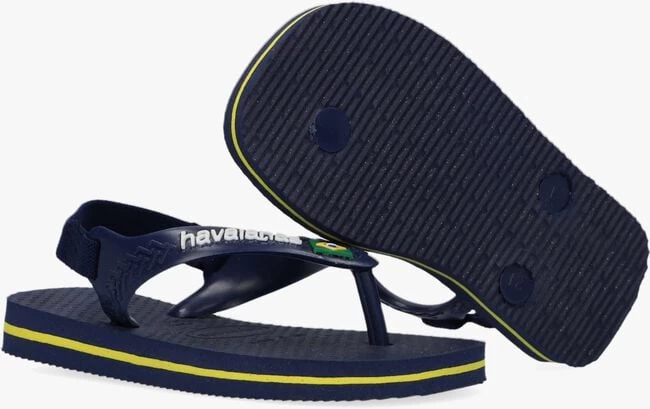 Blauwe Havaianas Teenslippers Baby Brasil Logo Ii 3 Blauwe Havaianas Teenslippers Baby Brasil Logo Ii